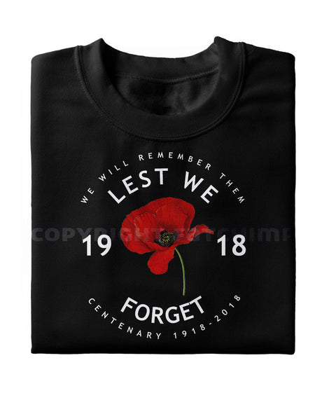 lest we forget poppy t-shirts