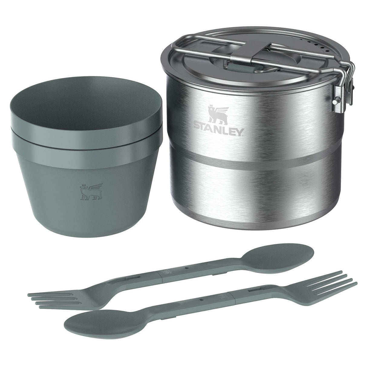 Stainless Steel Cook Set For Two 1.0L