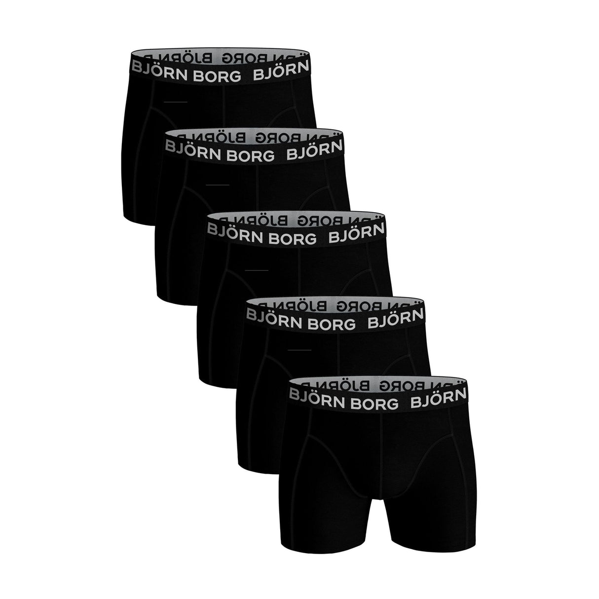 Björn Borg 5 Pack Mens Breathable Cotton Boxer Shorts (Designer)