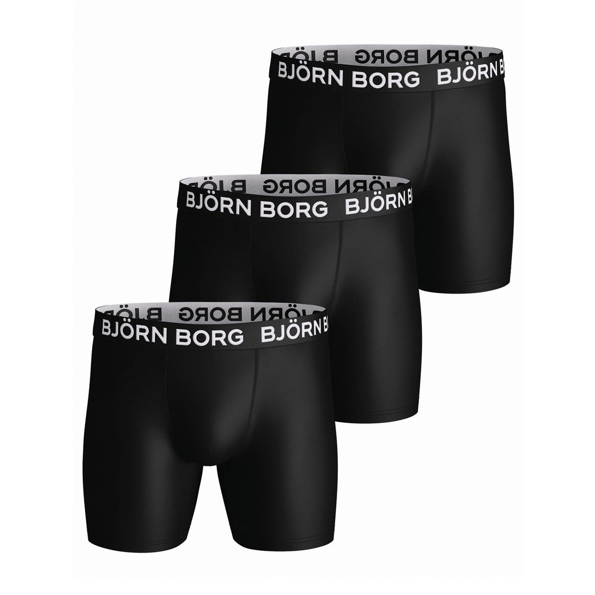 Björn Borg 3 Pack Mens Sports Performance Boxer Shorts (Designer)