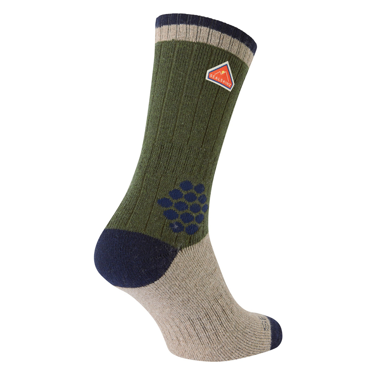 Sealskinz Recycled Wool Mid Colour Block Hiking Socks for Men and Women