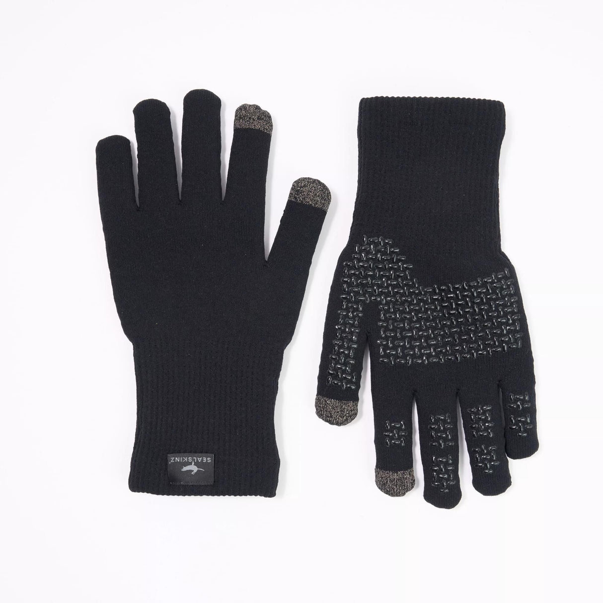 Mens Waterproof All Weather Ultra Grip Knitted Gloves