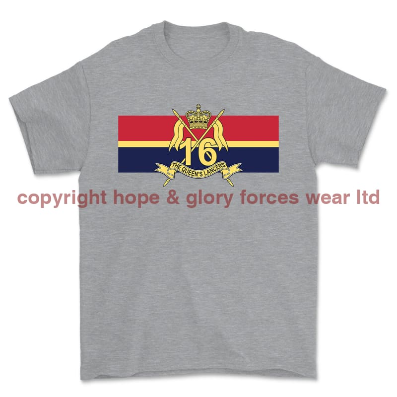 16th-5th The Queen's Royal Lancers Printed T-Shirt