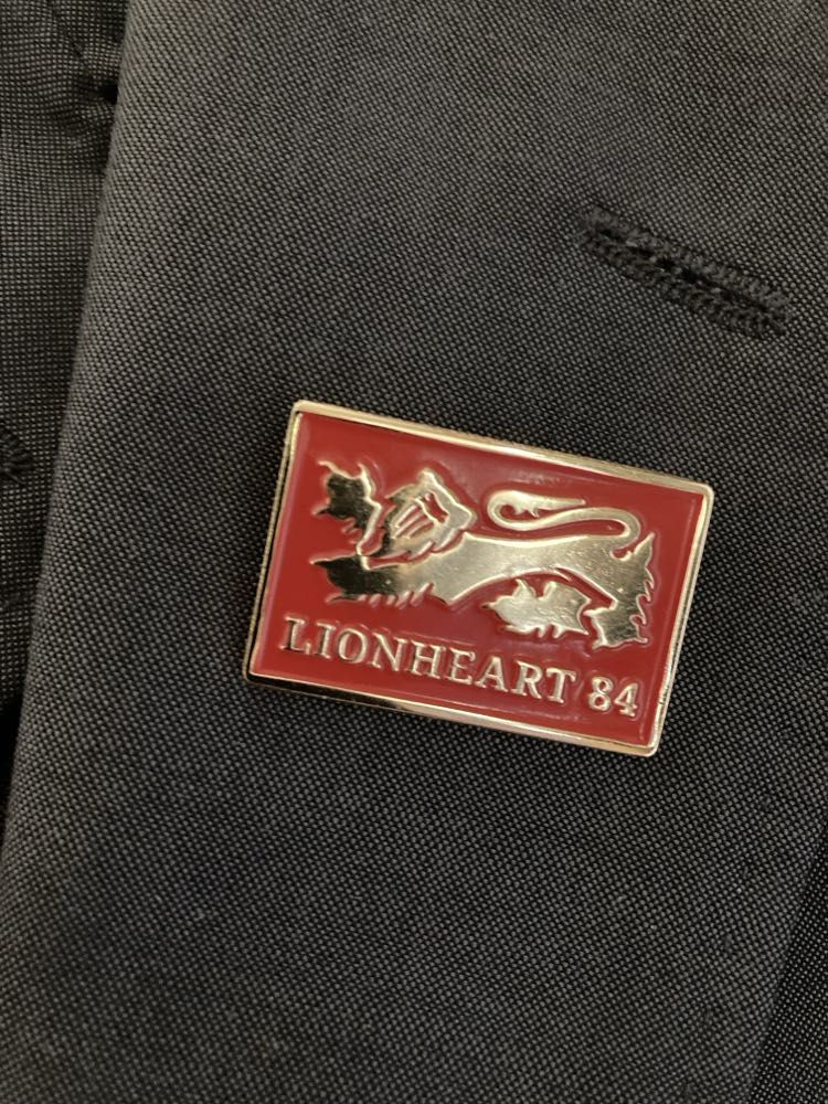 Operation Lionheart 84 Pin Badge