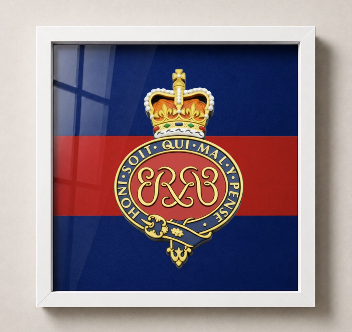 Grenadier Guards Queen's Crown Royal Cypher Display Frame | Officially Licensed