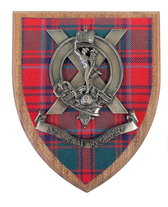 32Nd Royal Signals Regiment Military Wall Plaque