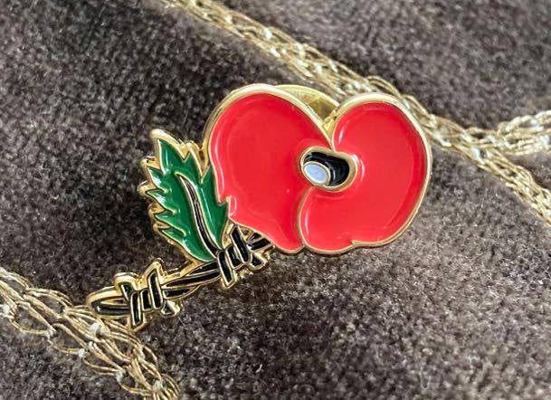 Poppy Pin Badge Remembrance