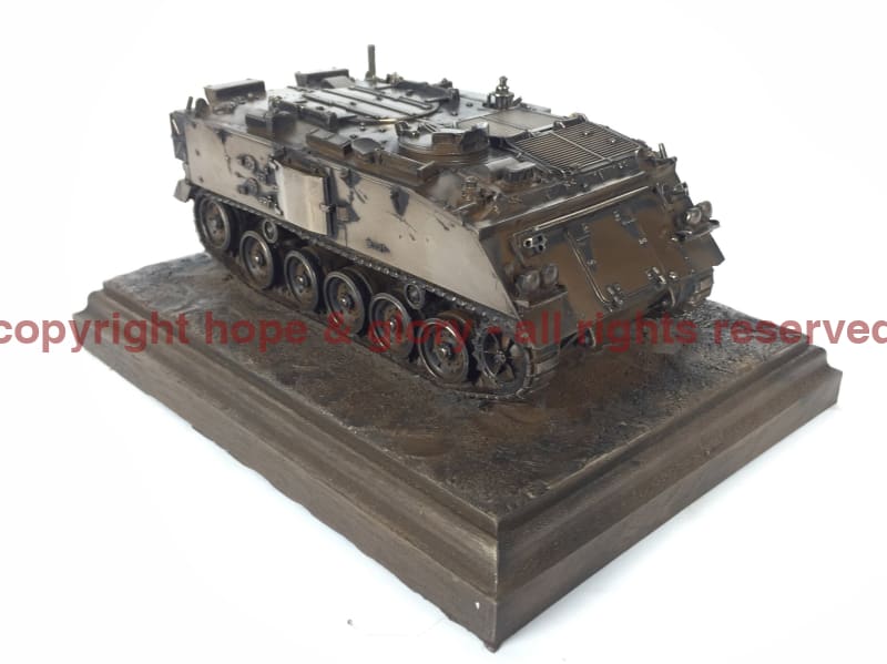 Military Statue - FV432 Mk 2/1 APC Cold Cast Bronze Statue