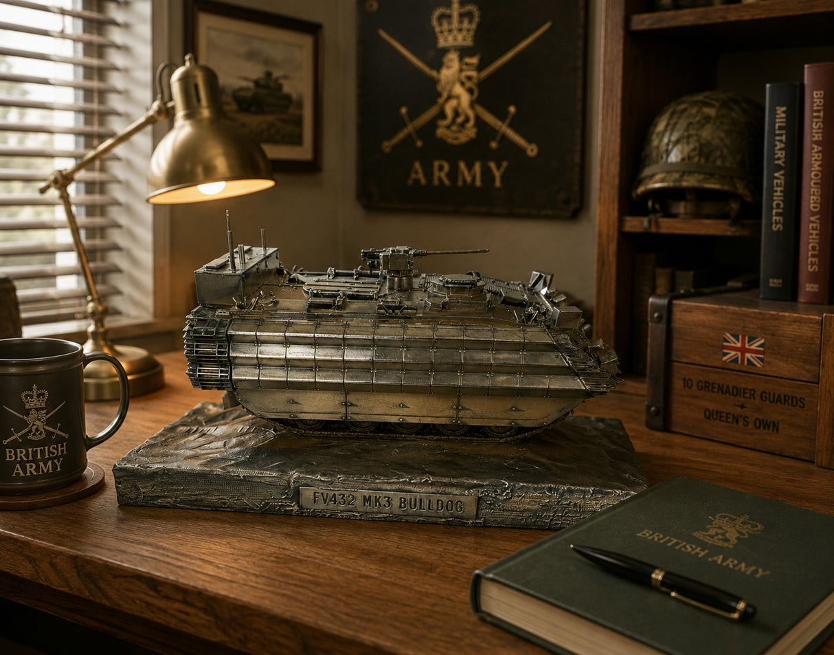 432 Mk 3 Bulldog Cold Cast Bronze Presentation