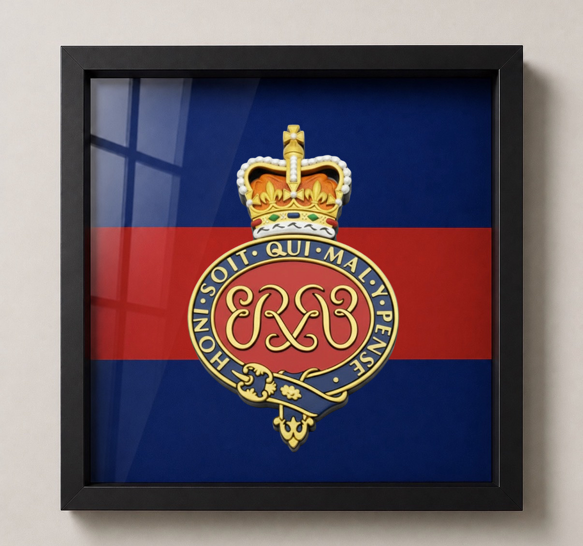 Grenadier Guards Queen's Crown Royal Cypher Display Frame | Officially Licensed