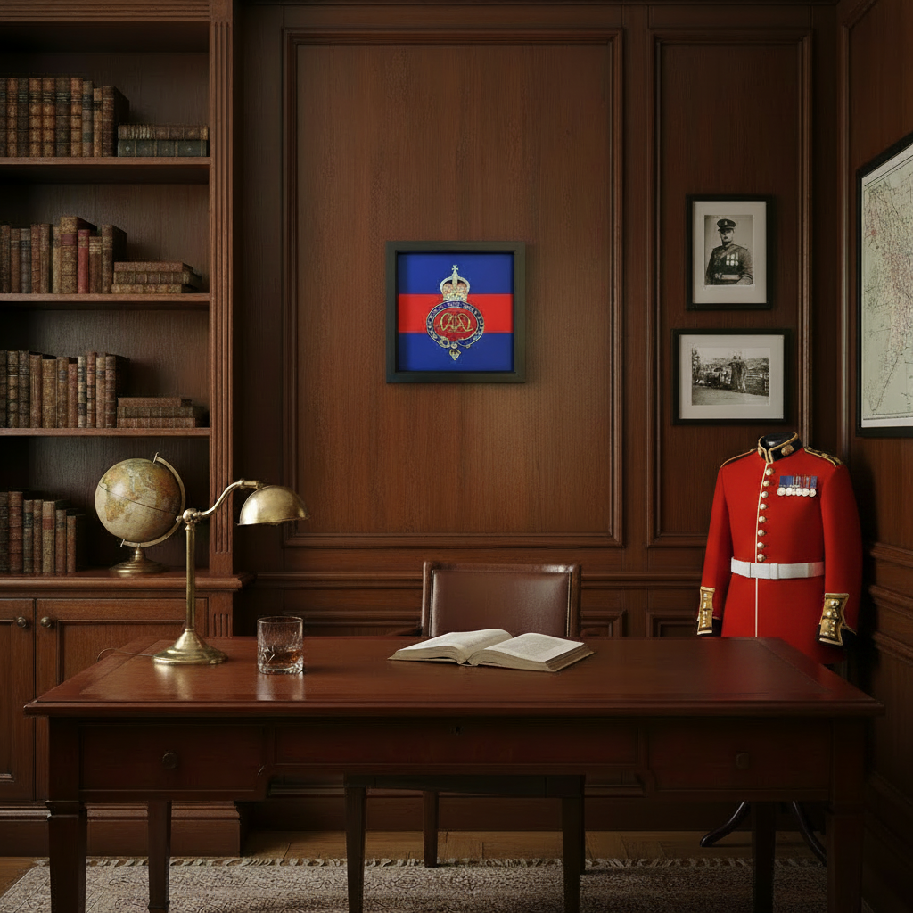 Grenadier Guards King's 3D Cap Badge Display Frame