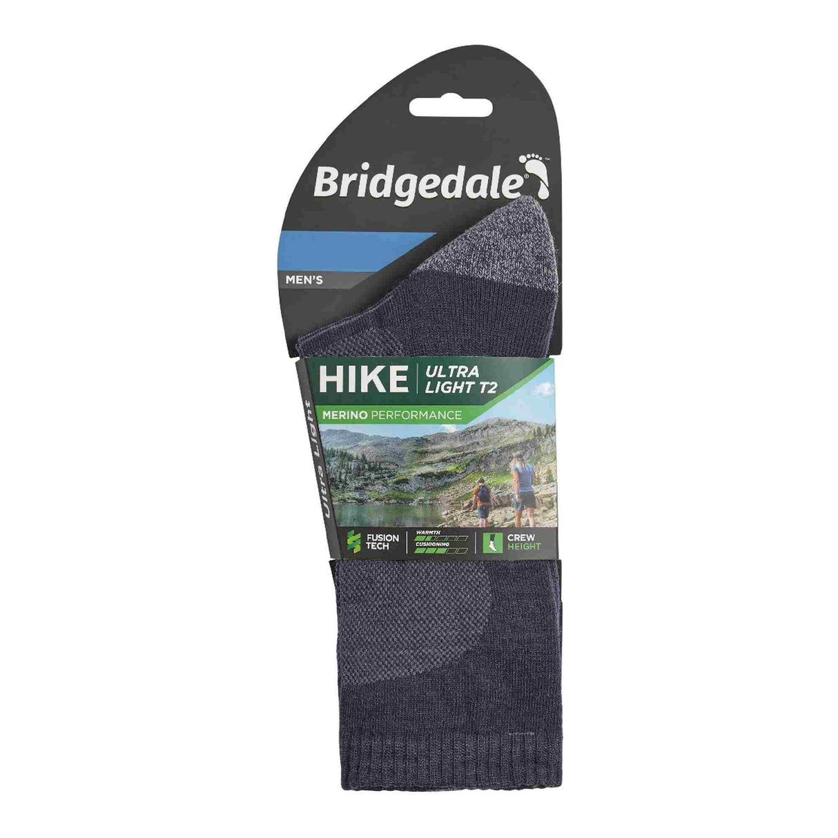 Bridgedale - Men’s Ultra Light Merino Wool Crew Socks