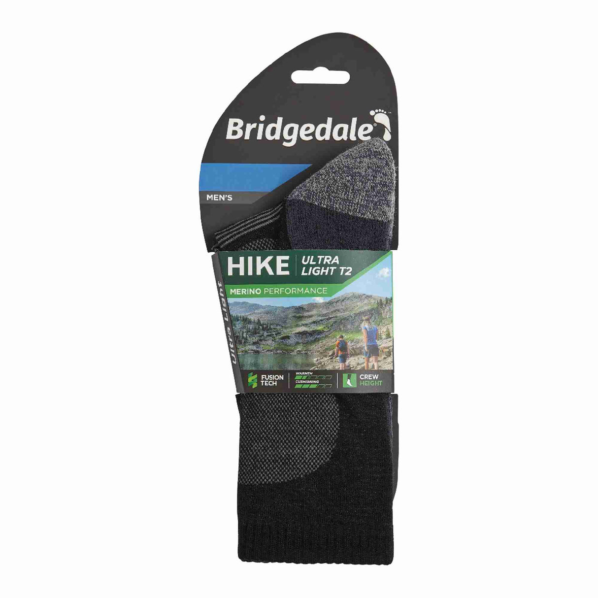 Bridgedale - Men’s Ultra Light Merino Wool Crew Socks