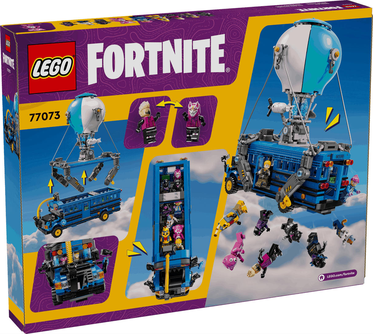 Lego Fortnite 77073 Battle Bus Video Game Playset for Ages 10 and Up