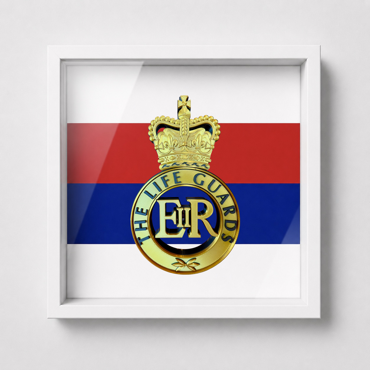 Life Guards Cap Badge Display Frame – Queen's Crown