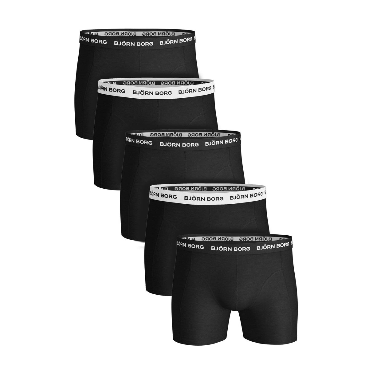 Björn Borg 5 Pack Mens Breathable Cotton Boxer Shorts (Designer)