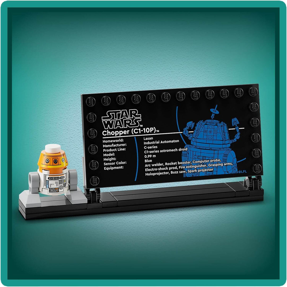 Lego Star Wars 75416 Chopper (C1-10P) Astromech Droid for Ages 10 & Up