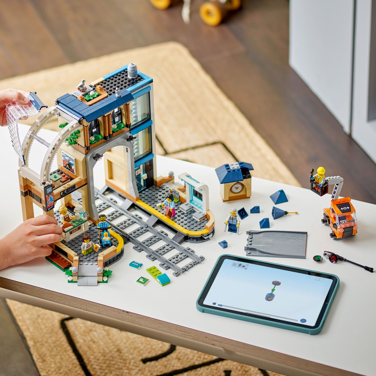 Lego City Trains 60469 Central Train Station Playset for Ages 7 and Up