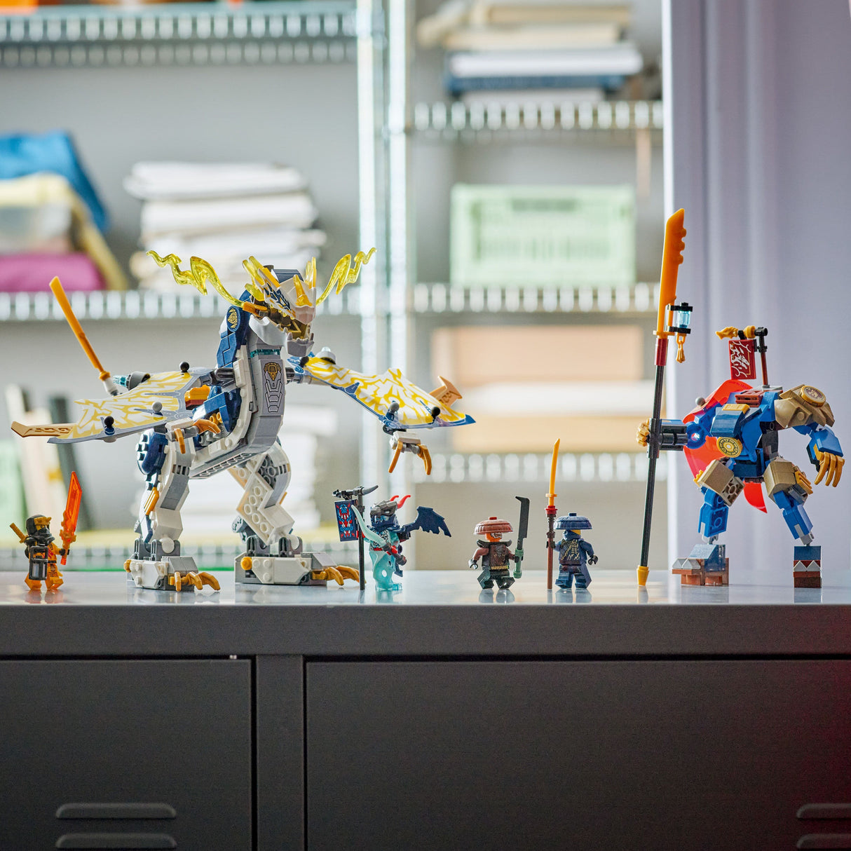 Lego Ninjago 71843 Rogue's Mech Dragon Rider Playset for Ages 8 and Up