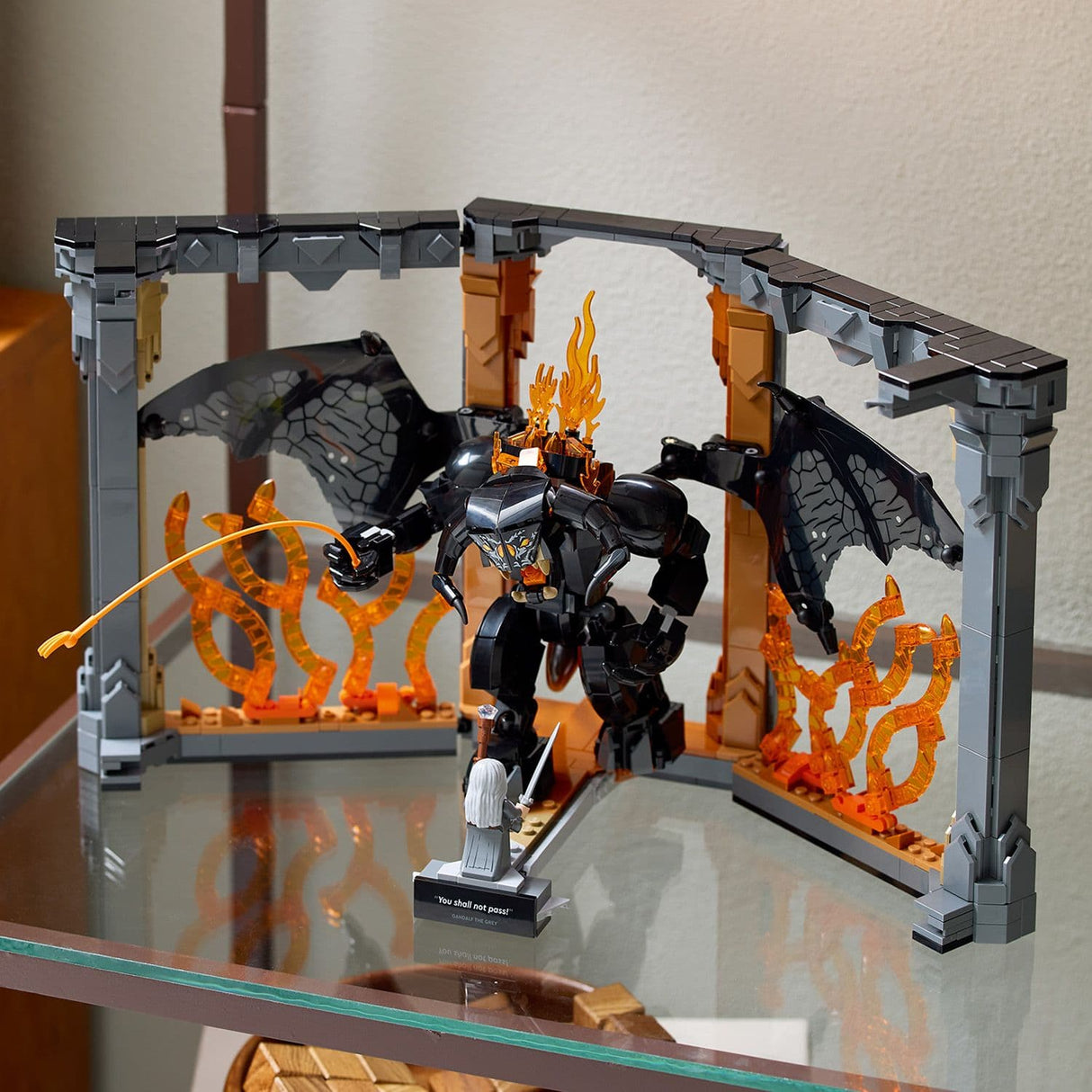 Lego Icons 10367 The Lord of the Rings: Balrog Book Nook for Ages 18+