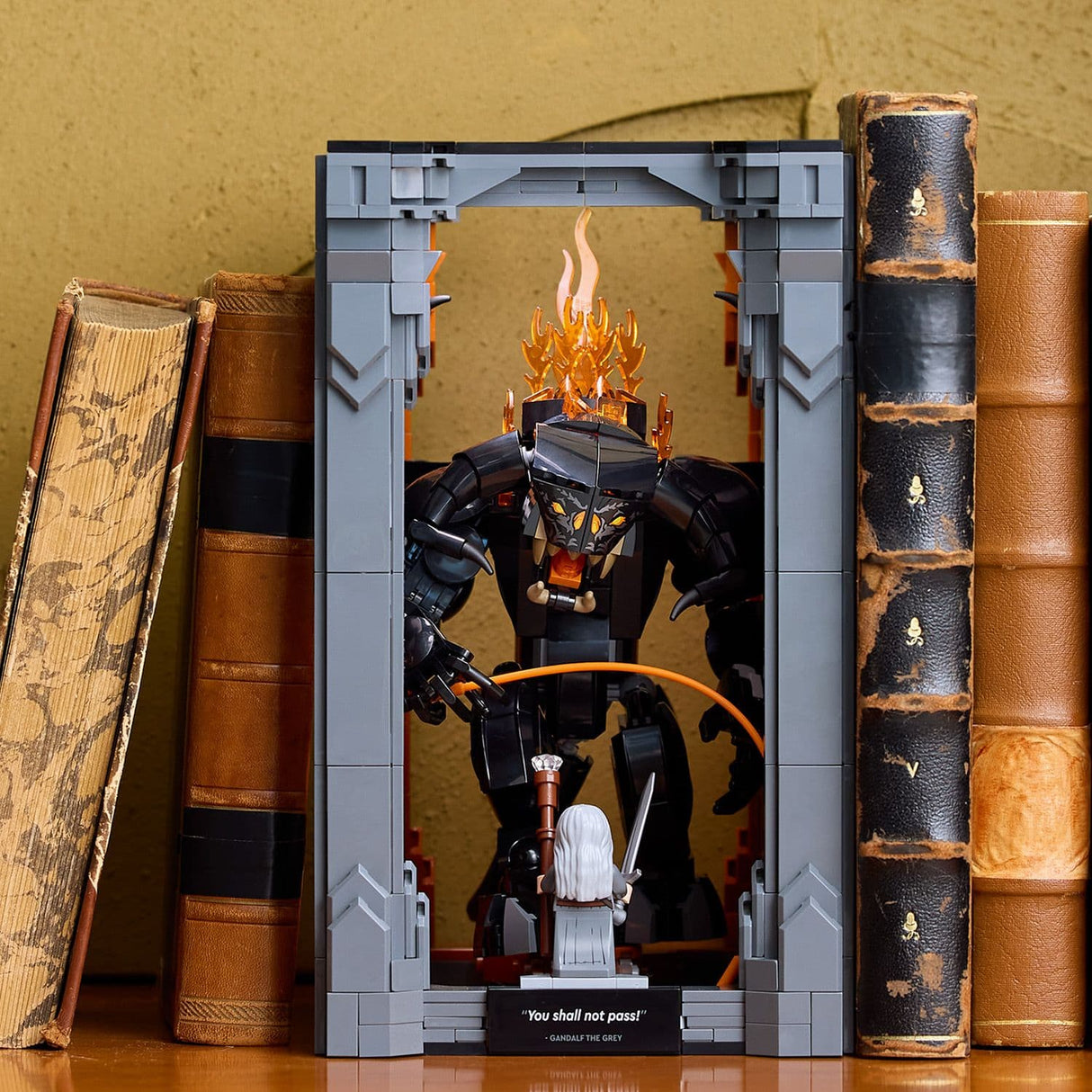 Lego Icons 10367 The Lord of the Rings: Balrog Book Nook for Ages 18+