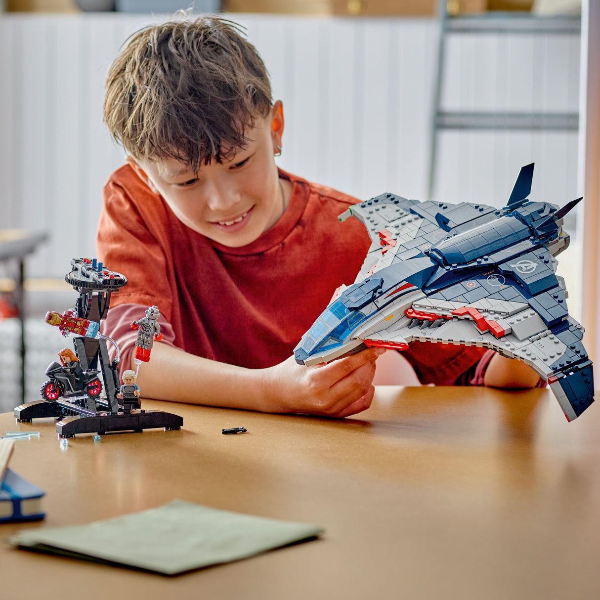 Lego Marvel 76325 Avengers: Age of Ultron Quinjet for Ages 12 and Up