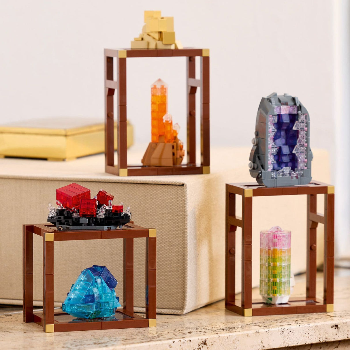 Lego Ideas 21362 Mineral Collection Set for Adults Aged 18 and Up
