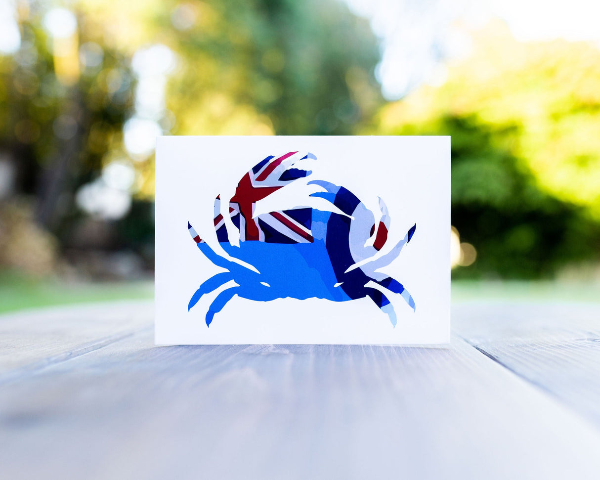 Crab RAF Ensign Greeting Card