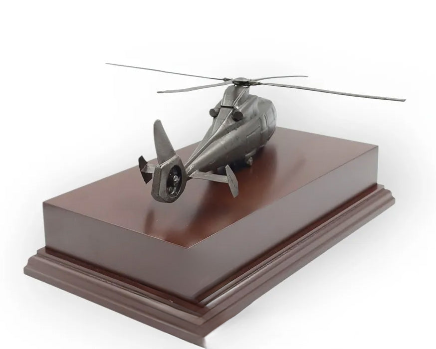 Dauphin Helicopter Cold Cast Bronze Presentation