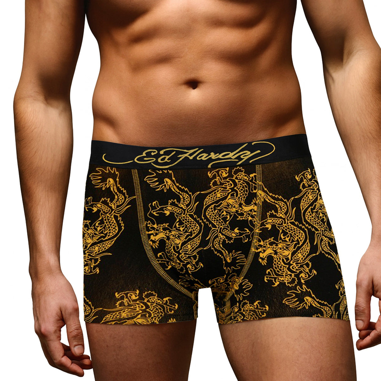 Ed Hardy 5 Pack Mens Cotton Breathable Boxers Underwear - Carno Collection