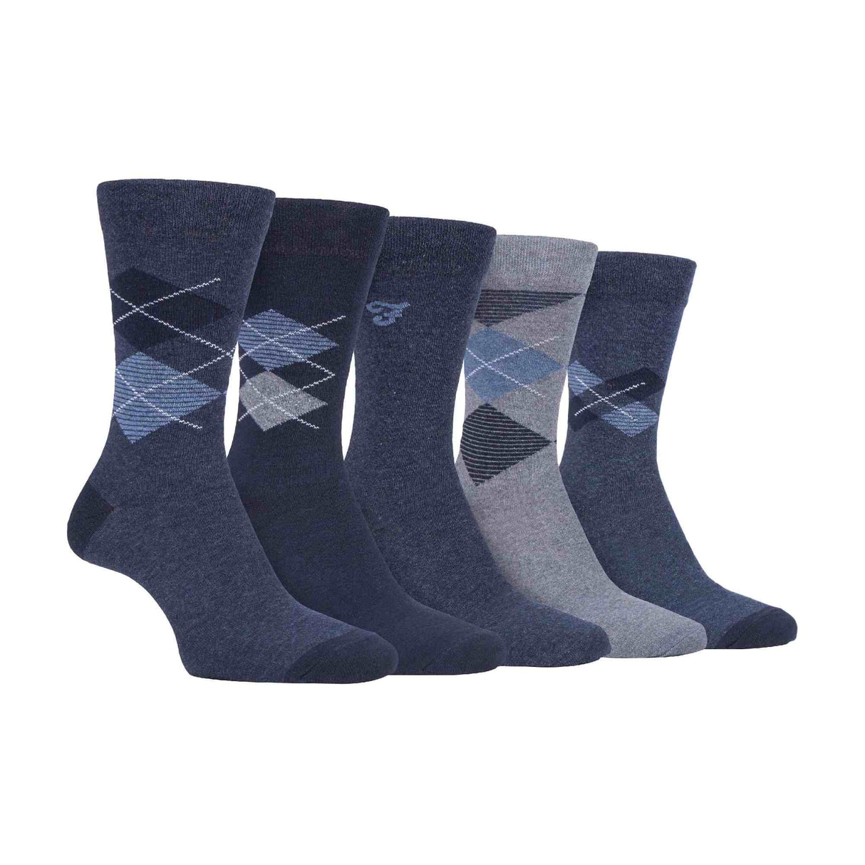 5 Pack Farah Classic Patterned Socks