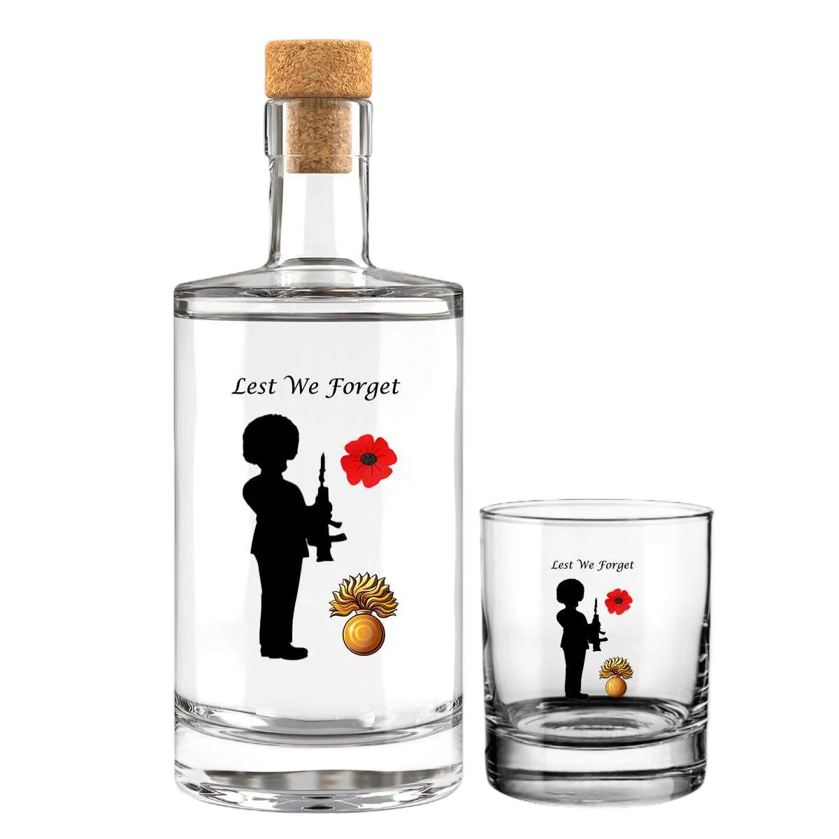 Lest We Forget - Grenadier Guards - Fill Your Own Spirit Bottle