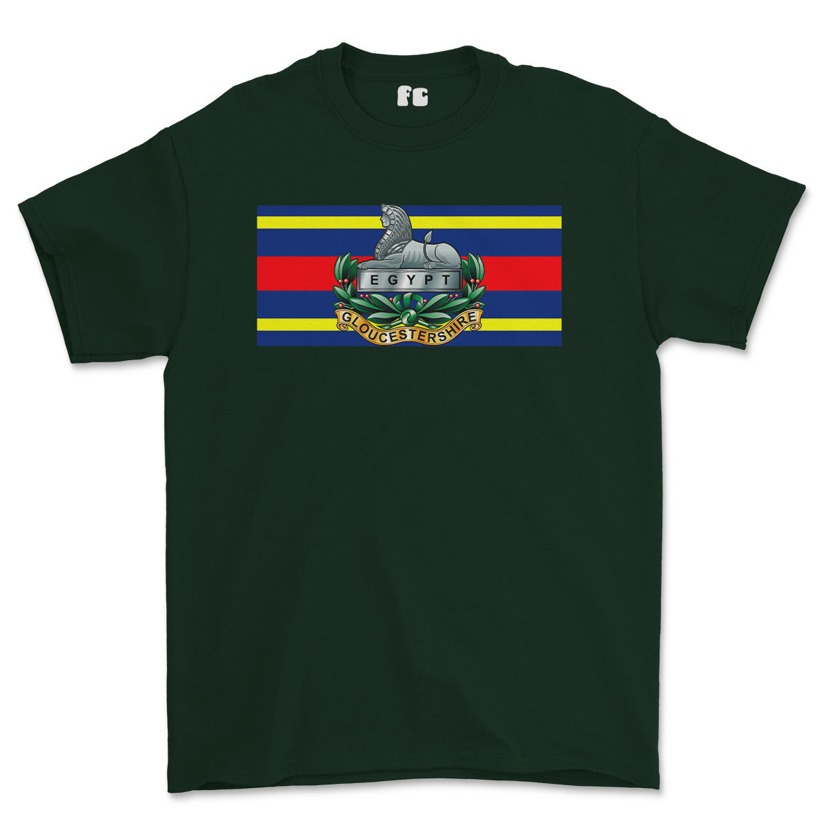 The Gloucestershire Regiment Colours Printed T-Shirt