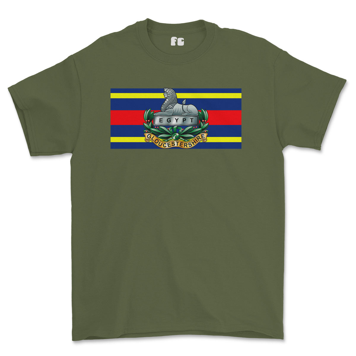 The Gloucestershire Regiment Colours Printed T-Shirt