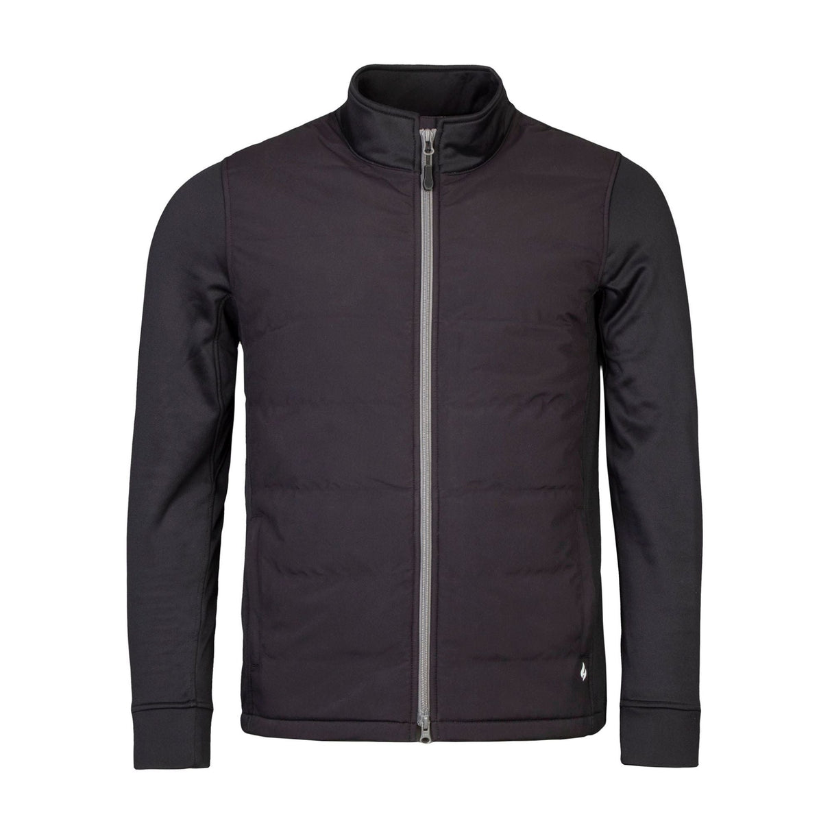 Men's Hybrid Fleece Lined Jacket Full Zip Insulated Waterproof Coat