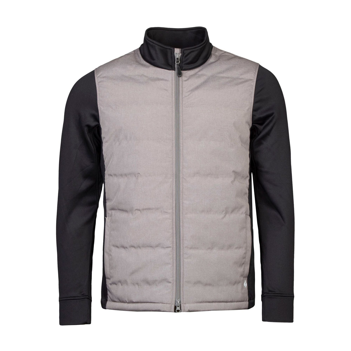 Men's Hybrid Fleece Lined Jacket Full Zip Insulated Waterproof Coat