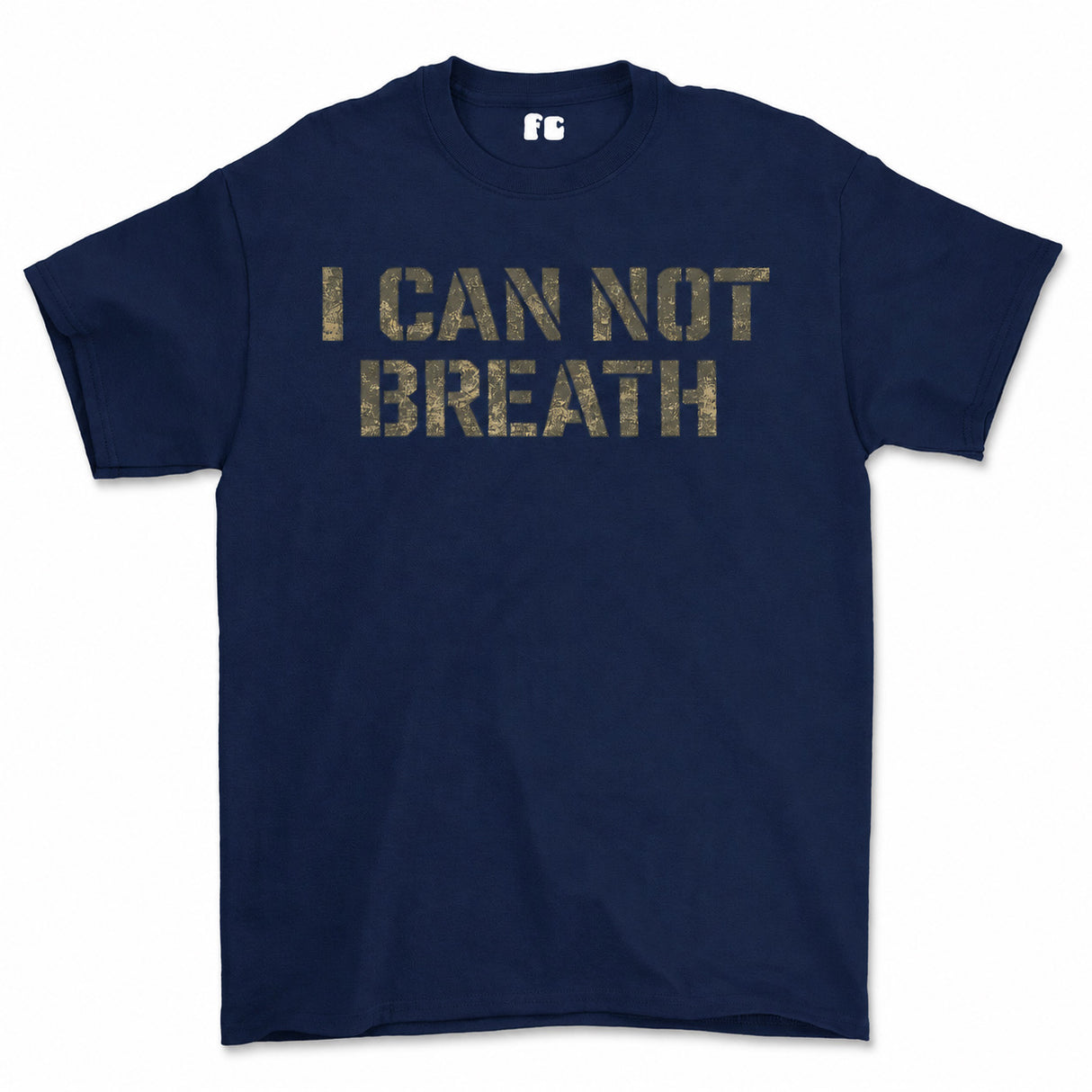 I Can Not Breath Printed T-Shirt