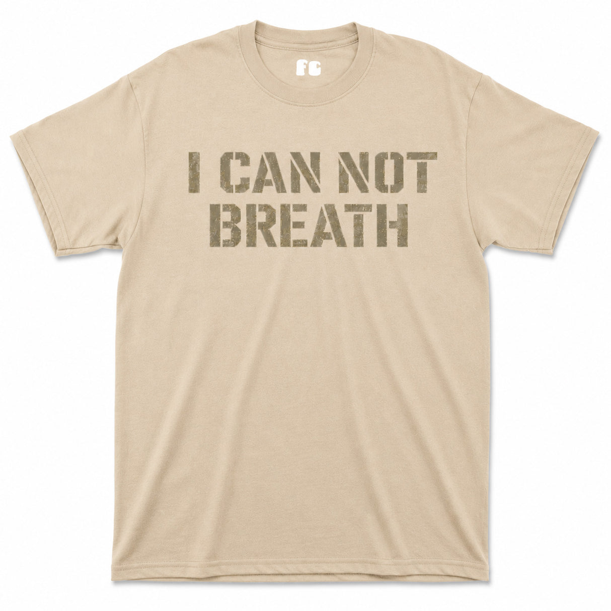 I Can Not Breath Printed T-Shirt