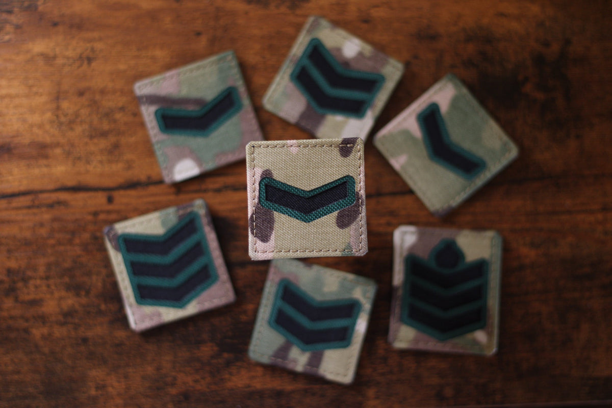 Rifles Rank Patches