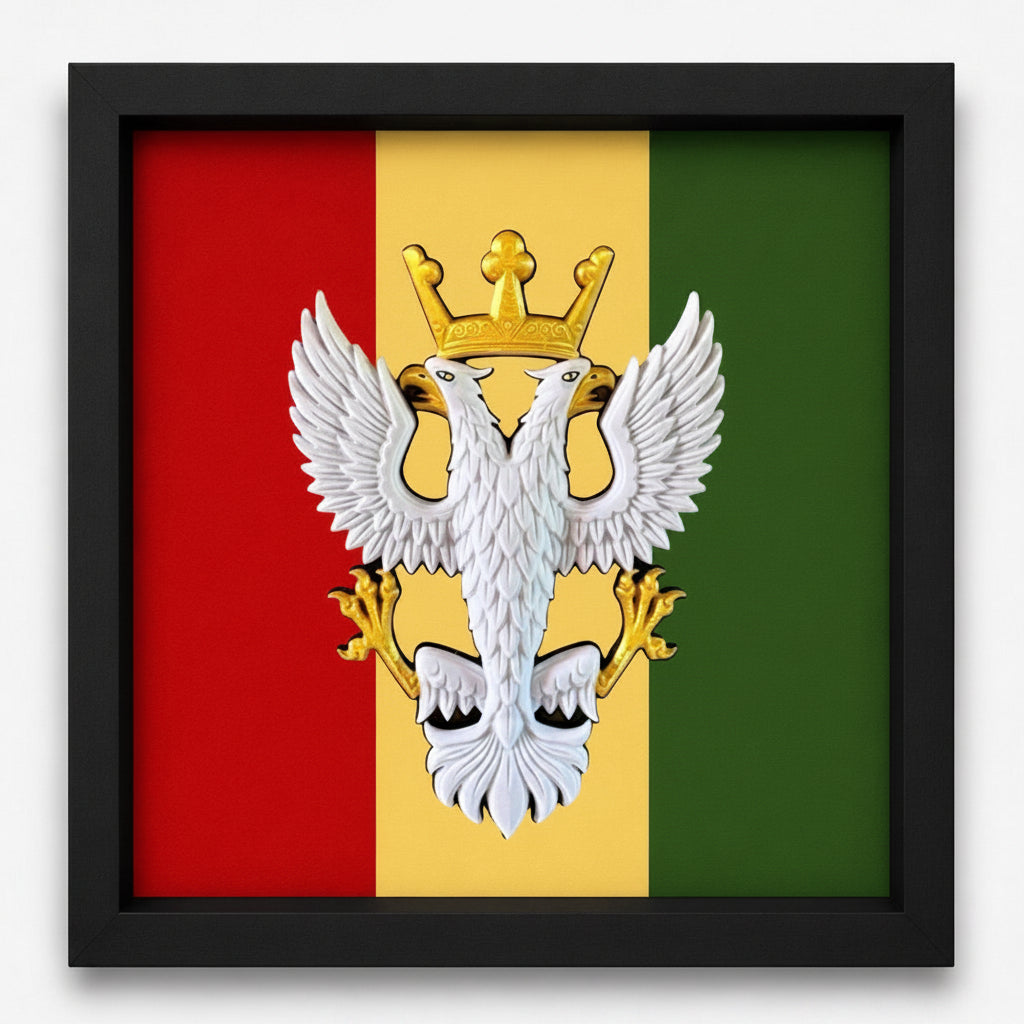 Mercian Regiment 3D Cap Badge Display Frame