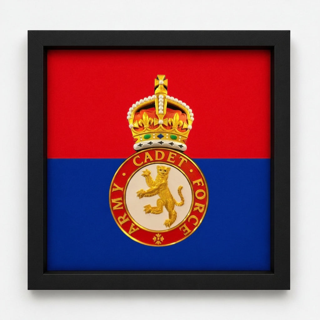 Army Cadet Force King's Crown 3D Display Frame
