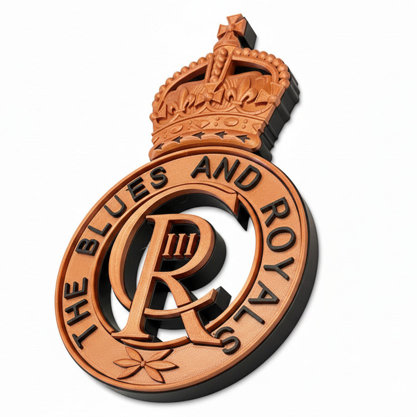 Blues and Royals King's Crown Cap Badge | Officially Licensed