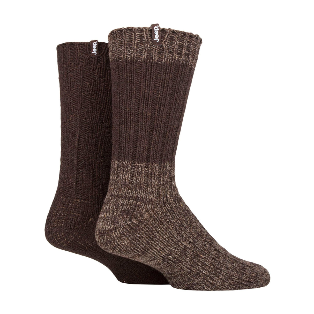 Jeep Mens Cable Knit Boots Socks