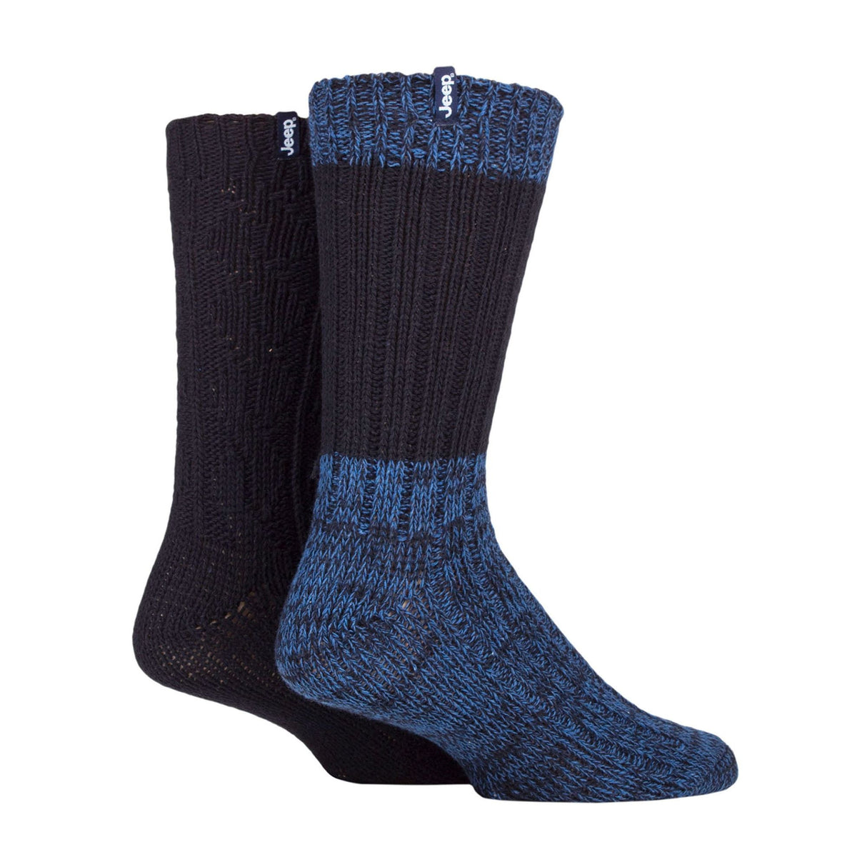 Jeep Mens Cable Knit Boots Socks