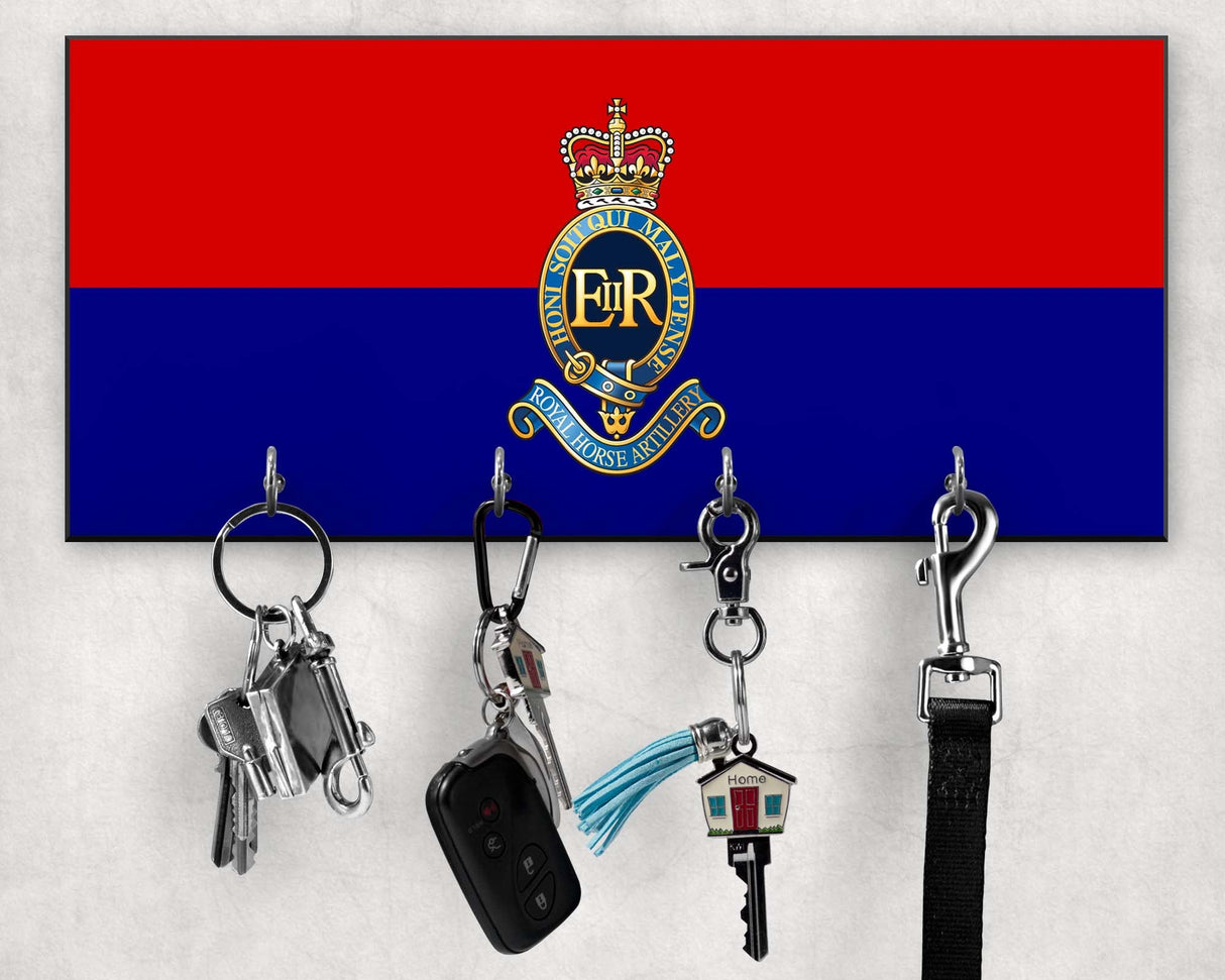 1 Royal Horse Artillery - Wooden Key/Beret Hook
