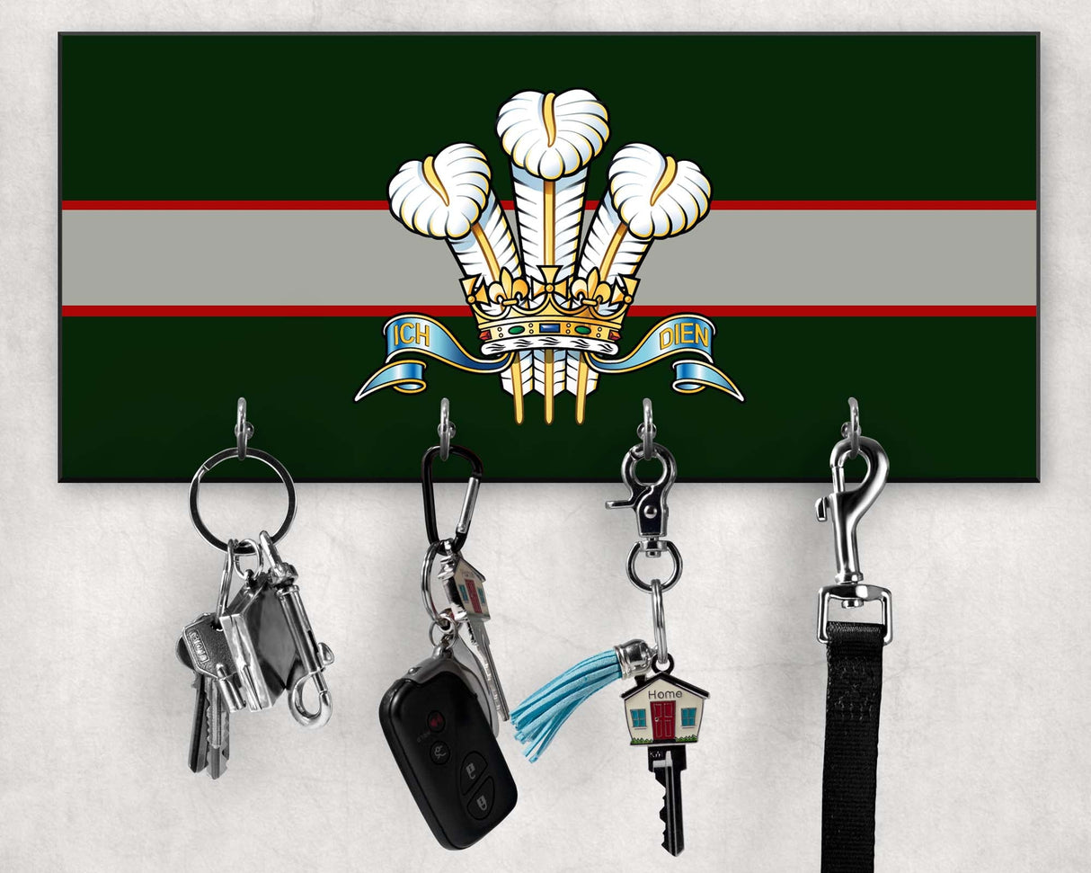Royal Regiment of Wales - Wooden Key/Beret Hook
