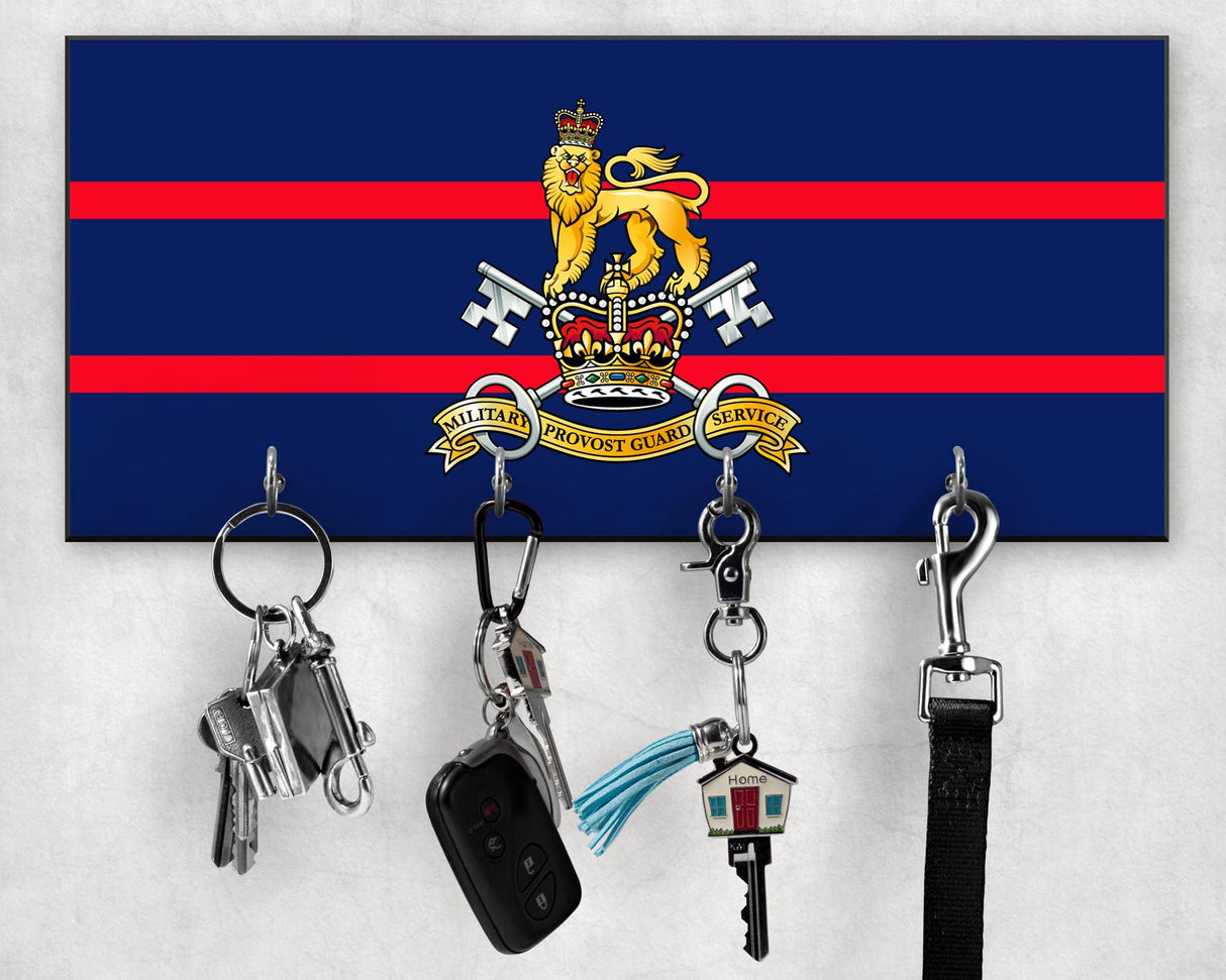 Military Provost Guard Service - Wooden Key/Beret Hook