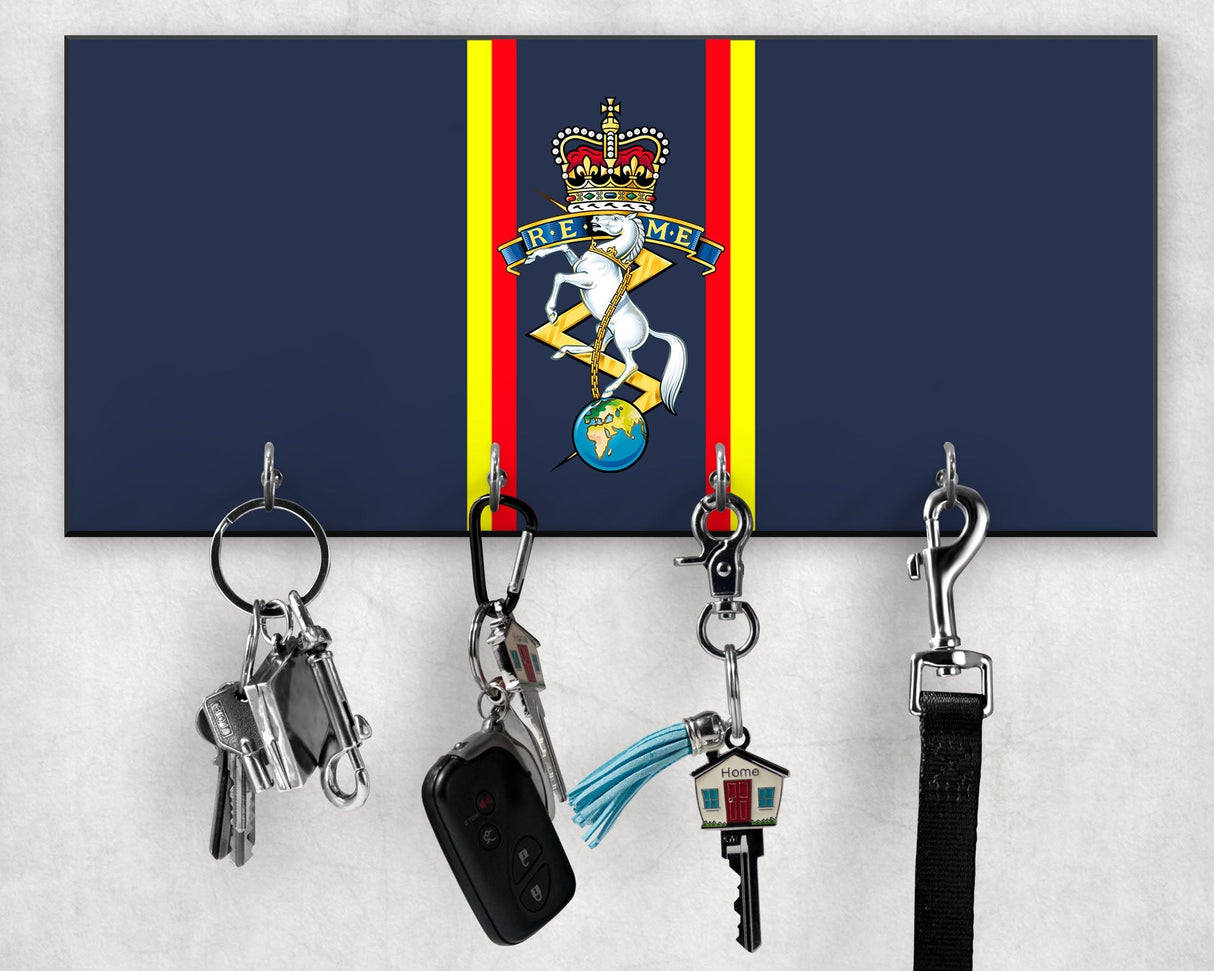Royal Electrical and Mechanical Engineers - Wooden Key/Beret Hook