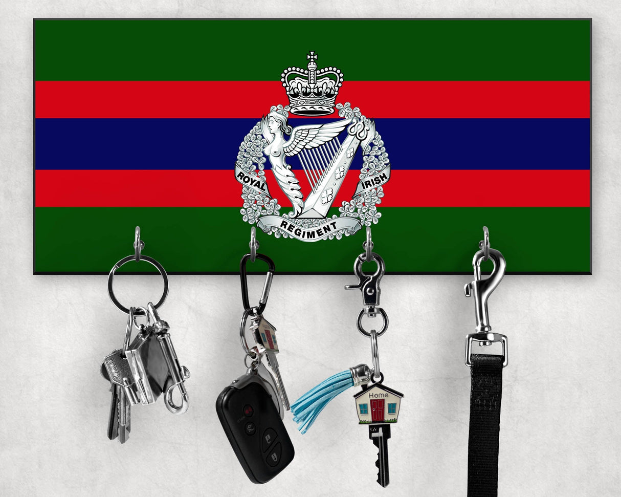Royal Irish Regiment Crest - Wooden Key/Beret Hook