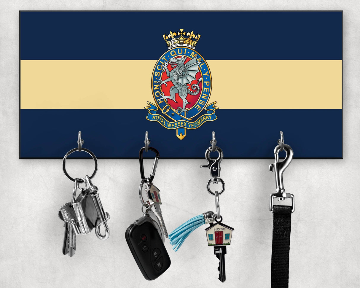 Royal Wessex Yeomanry - Wooden Key/Beret Hook